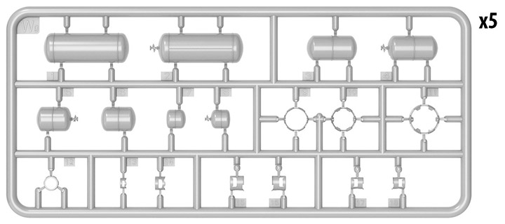[ܼ] BE35619 [Miniart] BE35619 1/35 Propane/Butane Cylinders