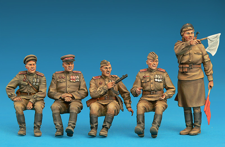 [���ܼ�] BE35313 [Miniart] BE35313 1/35 Soviet Jeep Crew. Special Edition