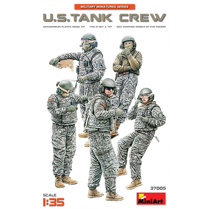 [ܼ] BE37005 [Miniart] BE37005 1/35 U.S. Tank Crew