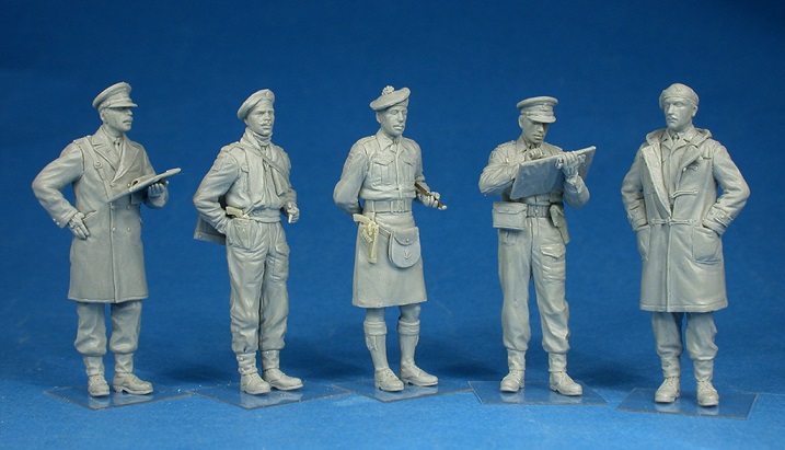 [���ܼ�] BE35165 [Miniart] BE35165 1/35 British Officers (New Tool- 2014)
