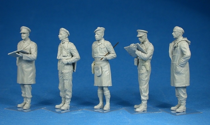 [���ܼ�] BE35165 [Miniart] BE35165 1/35 British Officers (New Tool- 2014)
