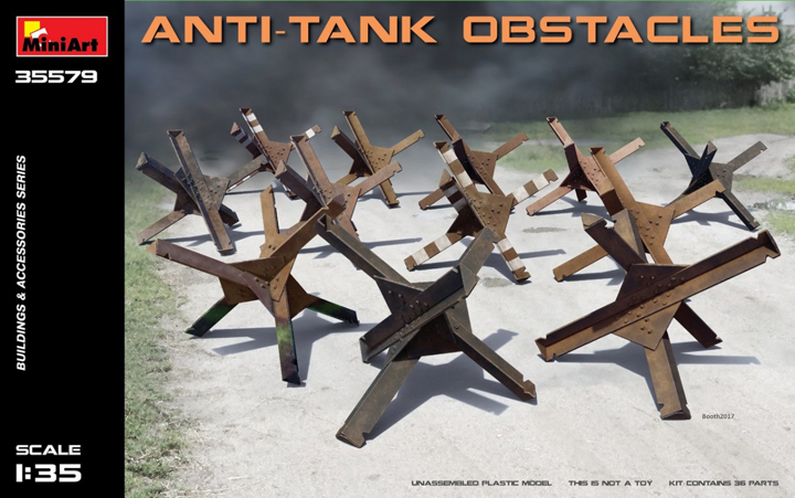 [���ܼ�] BE35579 [Miniart] BE35579 1/35 Anti-Tank Obstacles