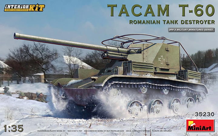 [ܼ] BE35230 [Miniart] BE35230 1/35 TACAM T-60 Romanian Tank Destroyer, Interior kit.