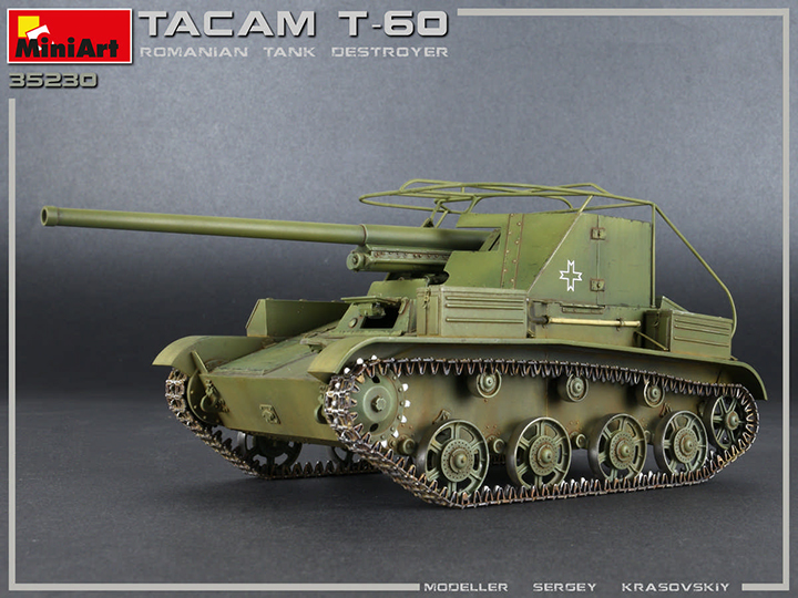 [ܼ] BE35230 [Miniart] BE35230 1/35 TACAM T-60 Romanian Tank Destroyer, Interior kit.