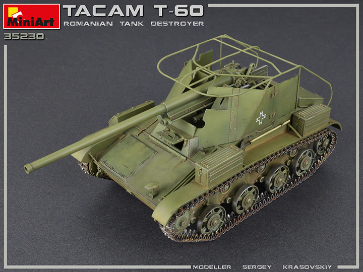 [ܼ] BE35230 [Miniart] BE35230 1/35 TACAM T-60 Romanian Tank Destroyer, Interior kit.
