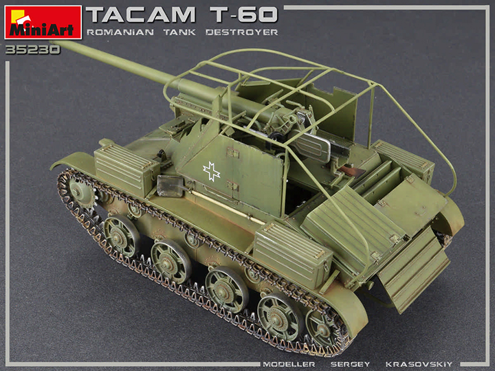 [ܼ] BE35230 [Miniart] BE35230 1/35 TACAM T-60 Romanian Tank Destroyer, Interior kit.