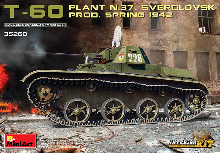[���ܼ�] BE35260 [Miniart] BE35260 1/35 T-60 Plant No 37-Sverdlovsk-Spring 1942 Interior KIit