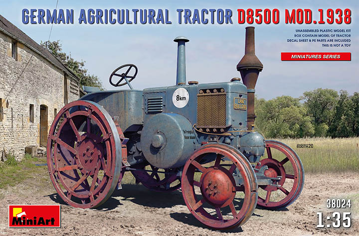 [ܼ] BE38024 [Miniart] BE38024 1/35 German Agricultural Tractor D8500,1938