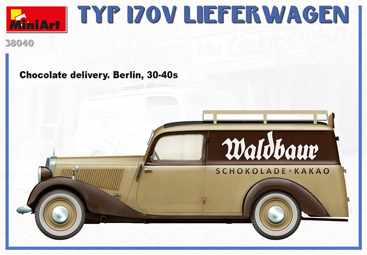 [���ܼ�] BE38040 [Miniart] BE38040 1/35 Typ 170V Lieferwagen