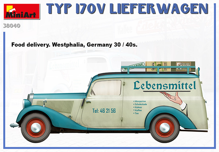 [���ܼ�] BE38040 [Miniart] BE38040 1/35 Typ 170V Lieferwagen