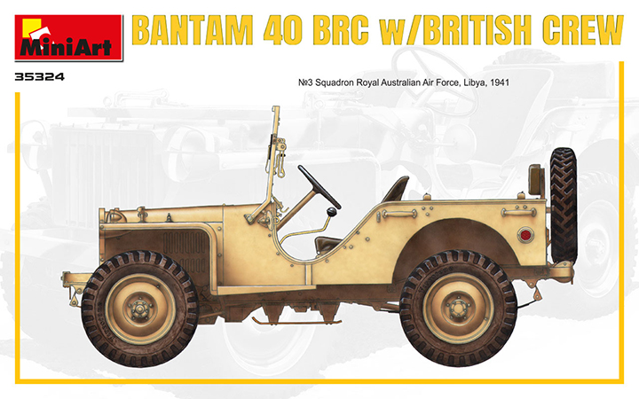 [ܼ] BE35324 [Miniart] BE35324 1/35 Bantam 40 BRC w/British Crew - Special Edition
