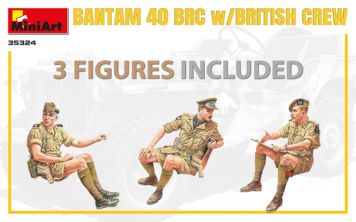 [���ܼ�] BE35324 [Miniart] BE35324 1/35 Bantam 40 BRC w/British Crew - Special Edition