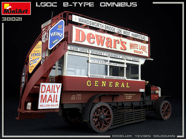 [ܼ] BE38021 [Miniart] BE38021 1/35 LGOC B-Type London Omnibus