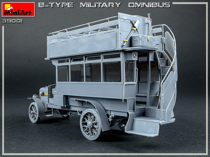 [���ܼ�] BE39001 [Miniart] BE39001 1/35 B-Type Military Omnibus
