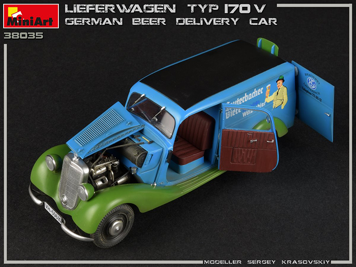 [���ܼ�] BE38035 [Miniart] BE38035 1/35 Lieferwagen Typ 170V German beer Delivery Car