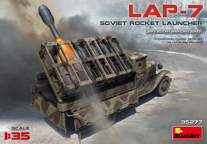 [���ܼ�] BE35277 [Miniart] BE35277 1/35 Soviet Rocket Launcher LAP-7