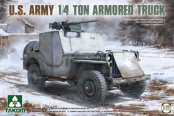 [���ܼ�] BT2131 [Takom] BT2131 1/35 U.S. Army 1/4 ton armor truck