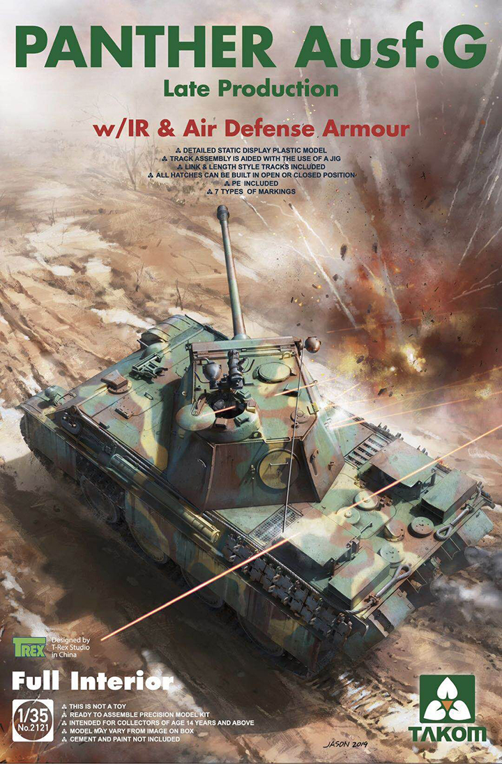 [ܼ] BT2121 [Takom] BT2121 1/35 Panthr Ausf.G late w/ IR &Air Defense Armour
