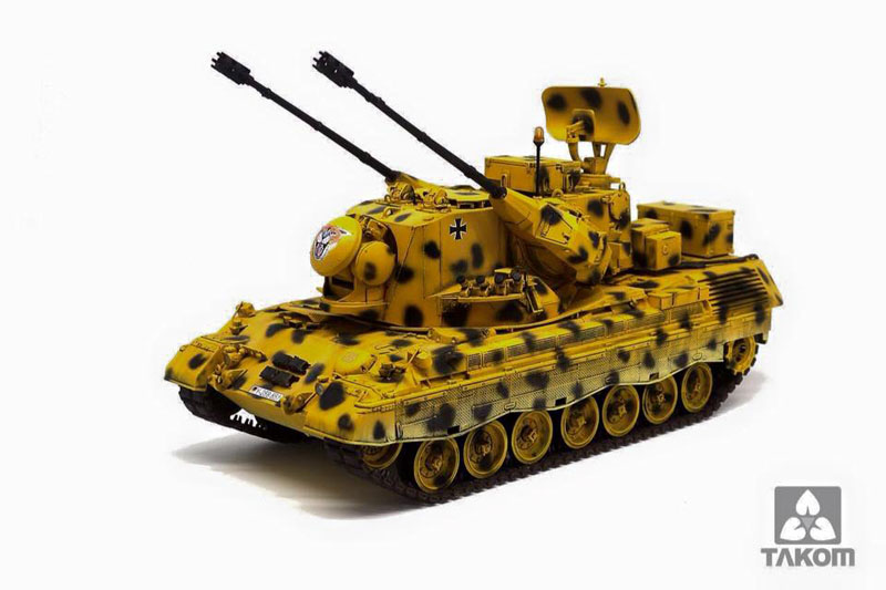 [ܼ] BT2044 [Takom] BT2044 1/35 Gepard SPAAG A1/A2 BUNDESWEHR FLAKPANZER 1, 2in1