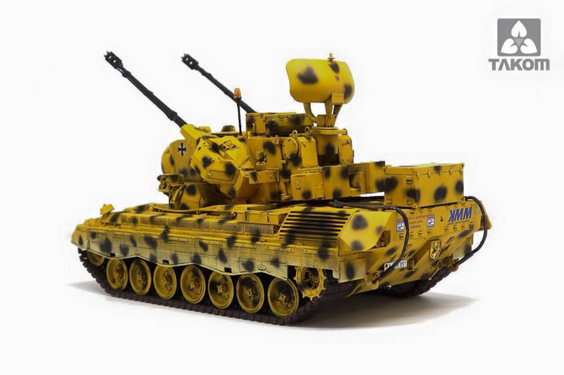 [ܼ] BT2044 [Takom] BT2044 1/35 Gepard SPAAG A1/A2 BUNDESWEHR FLAKPANZER 1, 2in1
