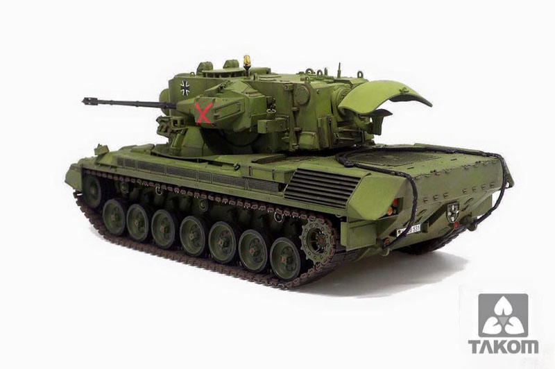 [ܼ] BT2044 [Takom] BT2044 1/35 Gepard SPAAG A1/A2 BUNDESWEHR FLAKPANZER 1, 2in1