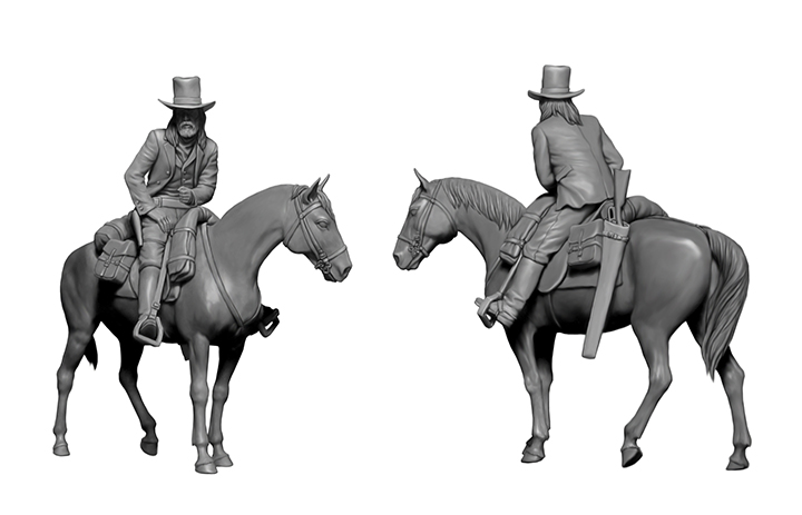 [���ܼ�] CM35204 [MasterBox] CM35204 1/35 Outlow Gunslinger series Kit No 2 Gentleman Jim Jameson - Hired Gun