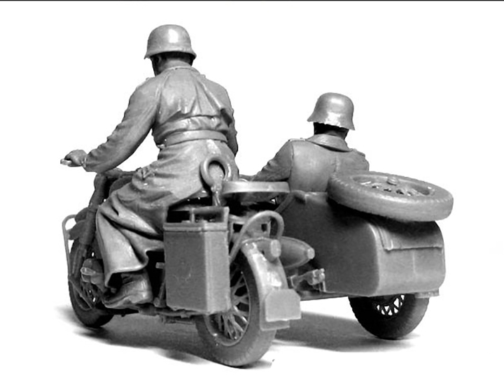 [���ܼ�] CM3548F [MasterBox] CM3548F 1/35 Kradschutzen - German Motorcycle Troops on the move