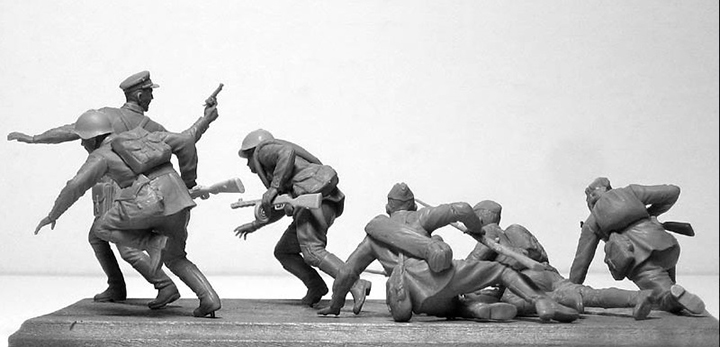 [���ܼ�] CM3563 [MasterBox] CM3563 1/35 Counterattack,Soviet Infantry,summer 1941