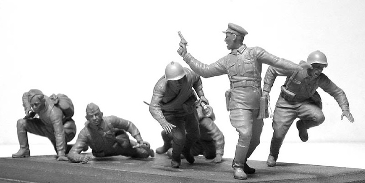 [���ܼ�] CM3563 [MasterBox] CM3563 1/35 Counterattack,Soviet Infantry,summer 1941