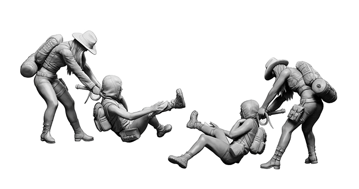 [���ܼ�] CM35202 [MasterBox] CM35202 1/35 Desert Battle Series. Skull Clan - New Amazons. Give it back! This is my booty