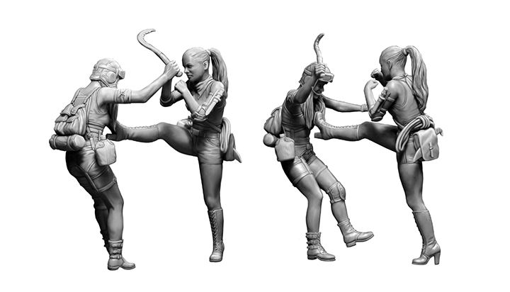 [���ܼ�] CM35202 [MasterBox] CM35202 1/35 Desert Battle Series. Skull Clan - New Amazons. Give it back! This is my booty