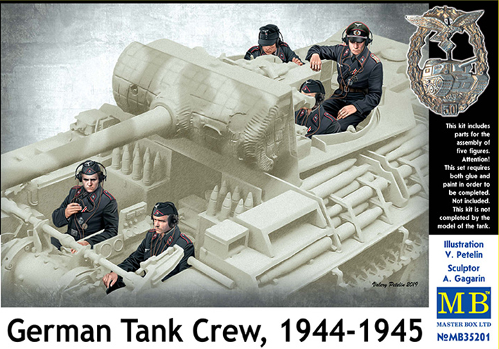 [ܼ] CM35201 [MasterBox] CM35201 1/35 German Tank Crew, 1944-1945