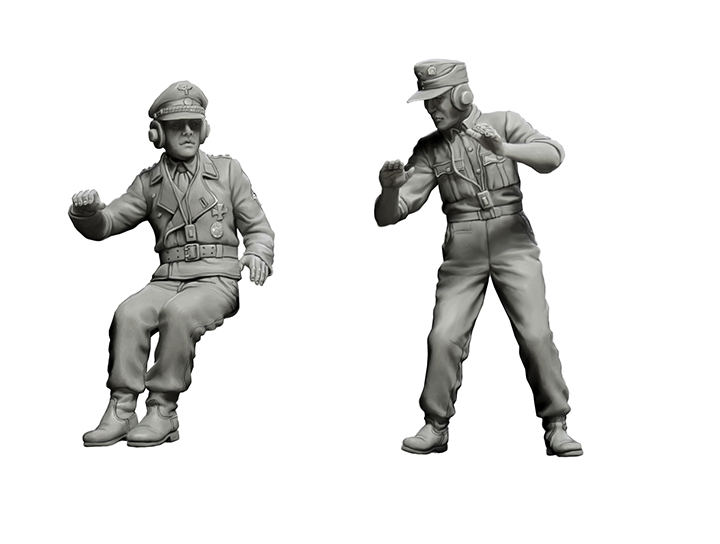 [ܼ] CM35201 [MasterBox] CM35201 1/35 German Tank Crew, 1944-1945