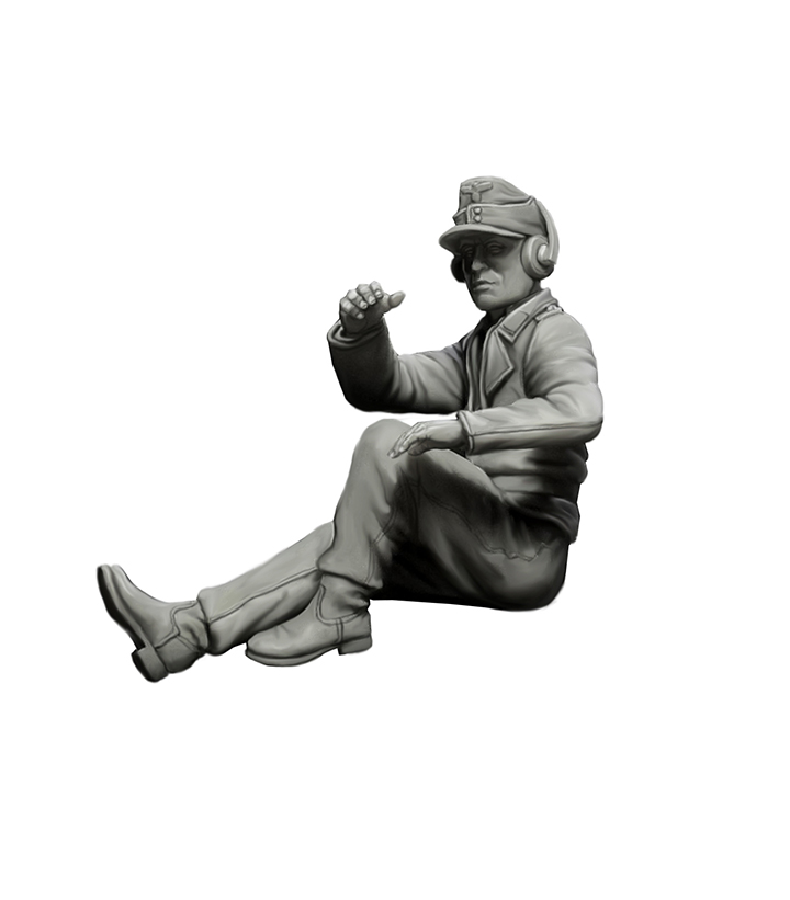 [ܼ] CM35201 [MasterBox] CM35201 1/35 German Tank Crew, 1944-1945