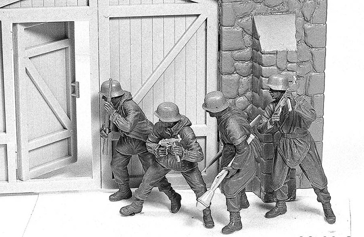[ܼ] CM3584 [MasterBox] CM3584 1/35 German Infantry. Western Europe. 1944-1945 - ǹ 