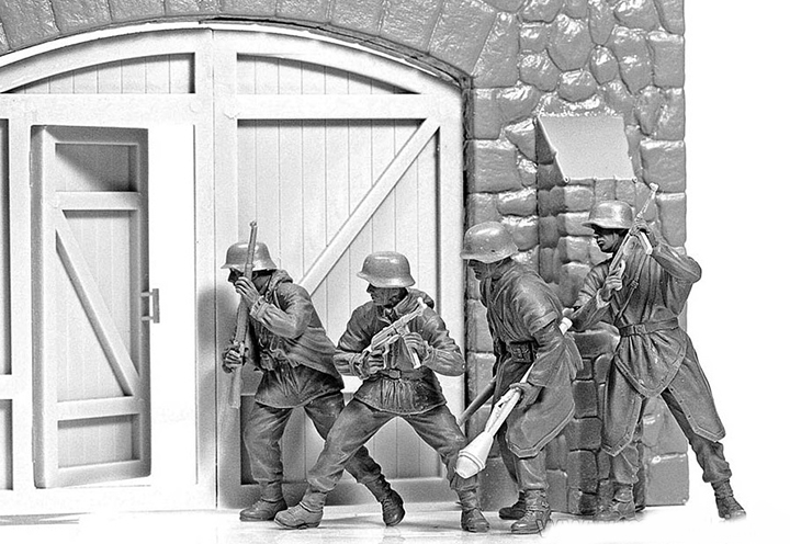 [ܼ] CM3584 [MasterBox] CM3584 1/35 German Infantry. Western Europe. 1944-1945 - ǹ 