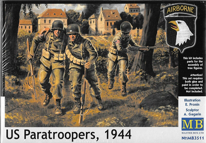[���ܼ�] CM3511 [MasterBox] CM3511 1/35 US paratroopers - 1944