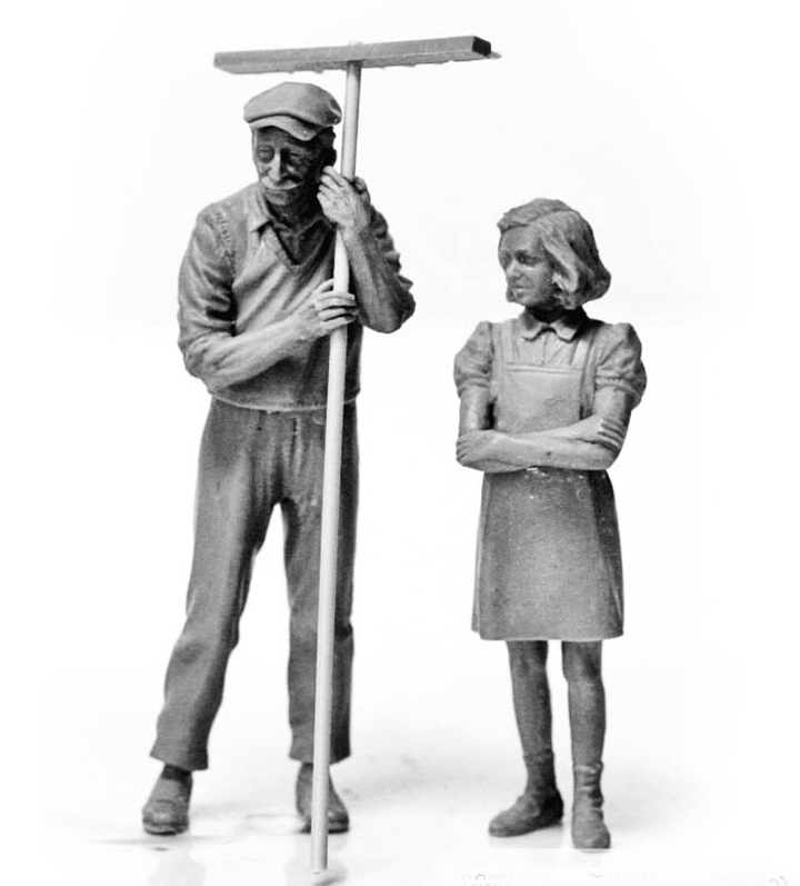 [ܼ] CM3567 [MasterBox] CM3567 1/35 Civilians, Wester region WW II era