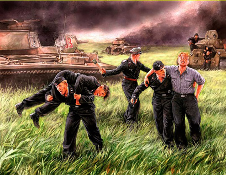 [ܼ] CM3536 [MasterBox] CM3536 1/35 German Tank Crew Kursk 1943