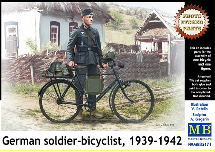 [���ܼ�] CM35171 [MasterBox] CM35171 1/35 German Soldier,Military Bicycle ,1939-1942