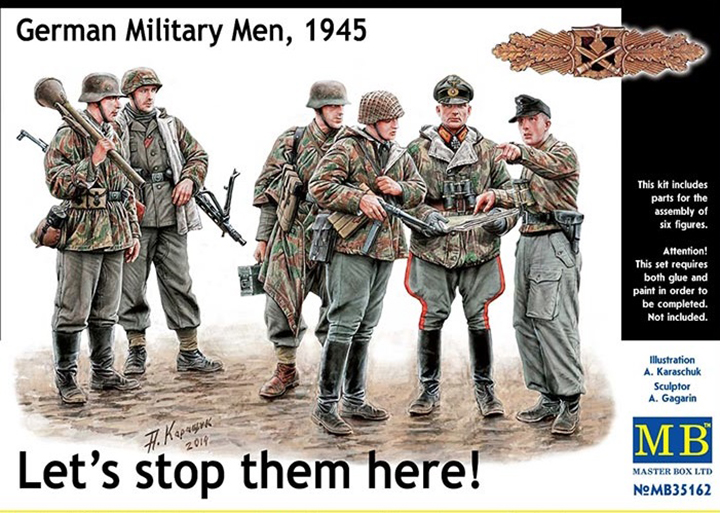 [ܼ] CM35162 [MasterBox] CM35162 1/35 Lets stop them here German military Men, 1945