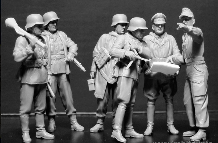 [ܼ] CM35162 [MasterBox] CM35162 1/35 Lets stop them here German military Men, 1945