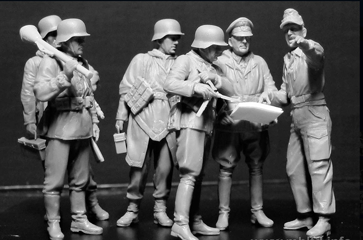 [ܼ] CM35162 [MasterBox] CM35162 1/35 Lets stop them here German military Men, 1945