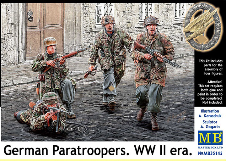 [���ܼ�] CM35145 [MasterBox] CM35145 1/35 German Paratroopers, WW II era