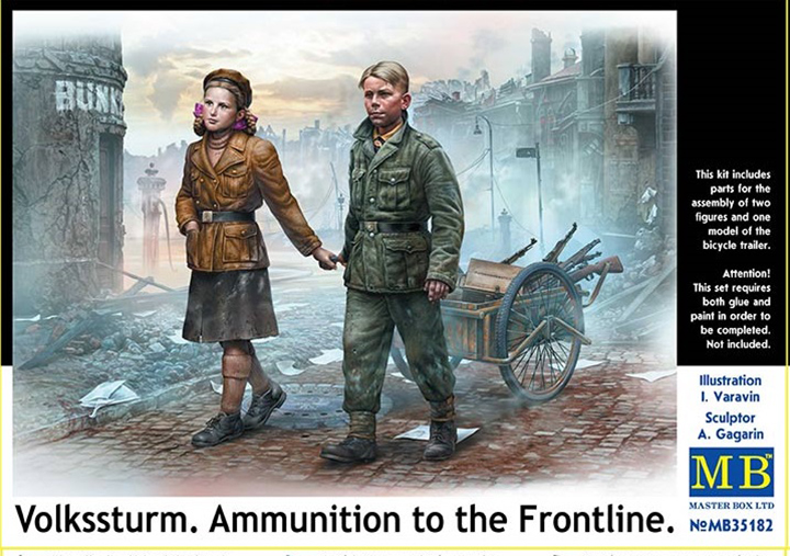 [ܼ] CM35182 [MasterBox] CM35182 1/35 Volkssturm. Ammunition to the Frontline