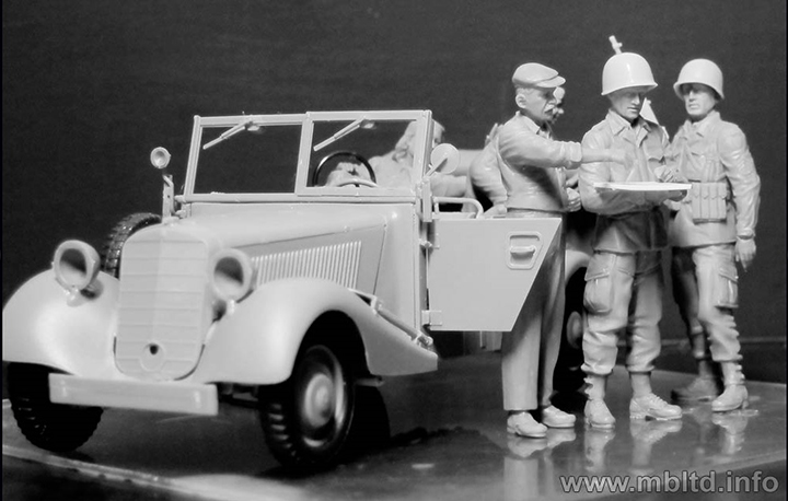 [���ܼ�] CM35161 [MasterBox] CM35161 1/35 Hitching a Ride US Paratroopers and Civilians-���� ������