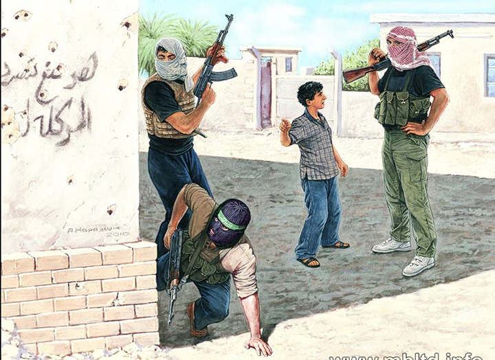 [ܼ] CM3576 [MasterBox] CM3576 1/35 Iraq events. Kit 2, Insurgence