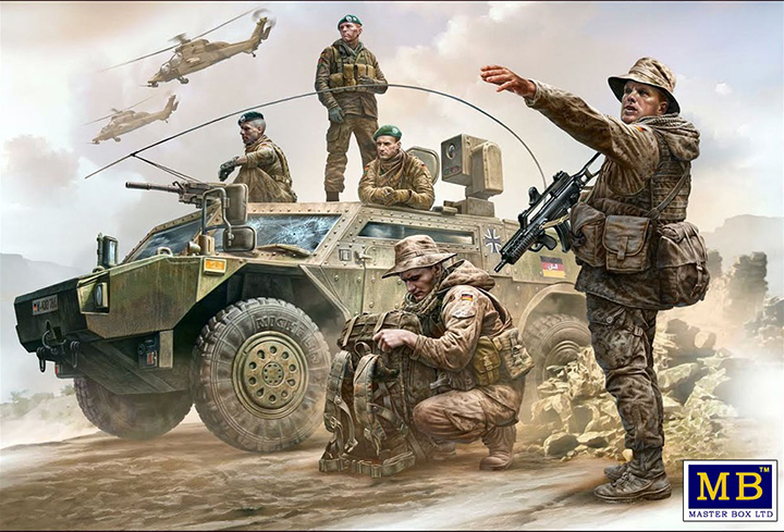 [ܼ] CM35195 [MasterBox] CM35195 1/35 Bundeswehr German Military Men, Present day- 