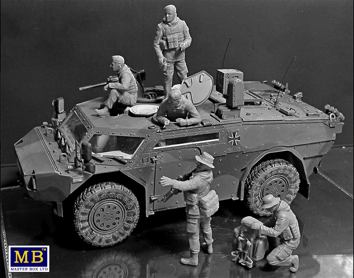 [ܼ] CM35195 [MasterBox] CM35195 1/35 Bundeswehr German Military Men, Present day- 