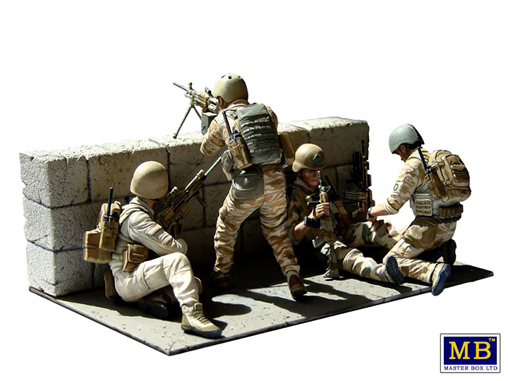 [ܼ] CM35193 [MasterBox] CM35193 1/35 Under Fire. Modern US Infantry- 